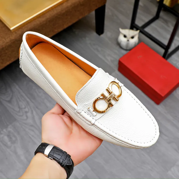 2024新款真皮头层牛皮鞋驾车一脚蹬懒人鞋乐福鞋豆豆鞋