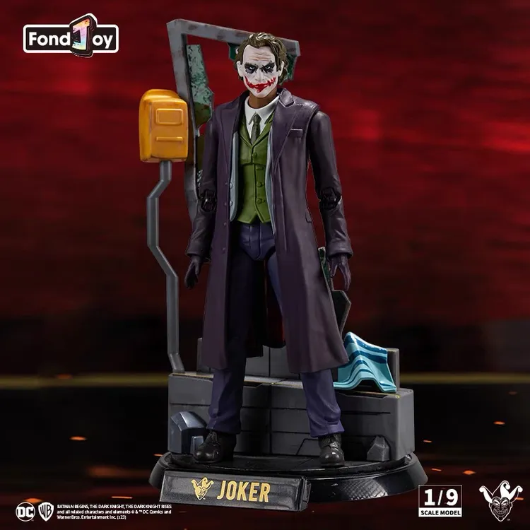 正版Fondjoy泛乐正版DC人偶系列豪华版小丑Joker希斯莱杰地台手办
