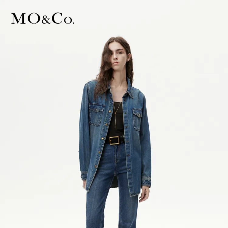 MOCO土耳其棉牛仔衬衫外套MBC4SHTK01