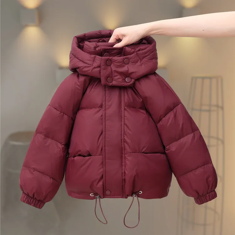 2025新款儿童男童女童中小大童宝宝童装安可拉红防寒服外套潮