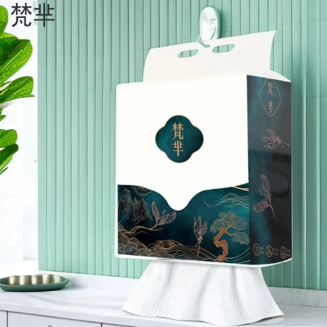 梵芈大包悬挂式一次性洗脸巾干湿两用加厚珍珠纹洁面巾孕婴可用棉