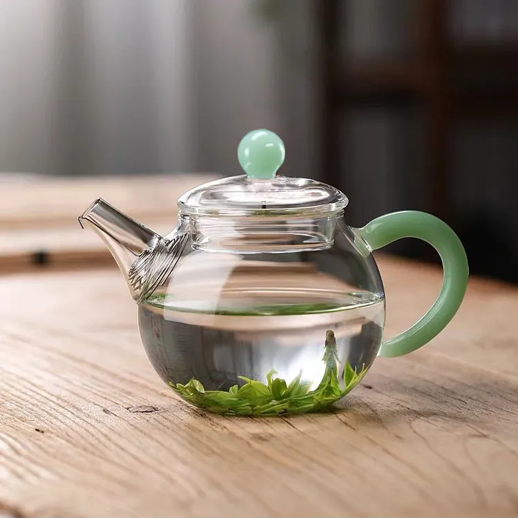 加厚小容量茶壶带过滤花茶壶个人茶具家用掌上小号功夫泡茶壶
