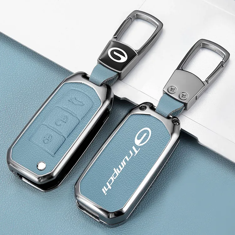 适用广汽传祺钥匙套17/18/19/20/22款GS4手动低配GS3折叠GA6壳扣