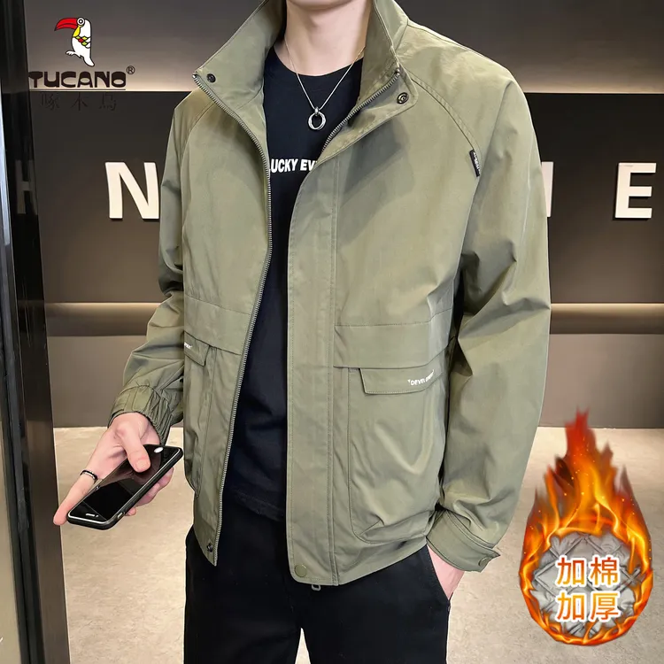 TUCANO/啄木鳥秋季新款档次立领夹克简约休闲男外套百搭双11好物