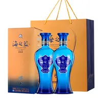 洋河海之蓝 洋河股份出品 绵柔浓香型白酒52度520ml