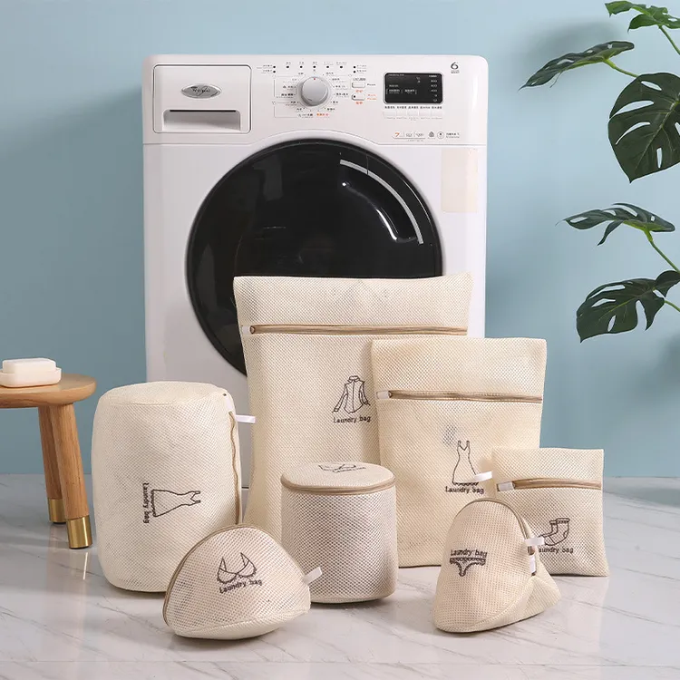 160克三明治网洗衣袋套装内衣洗护袋加厚文胸袋涤纶网袋hxj