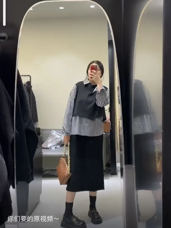 半身裙超显瘦秋冬款