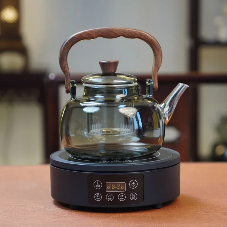 茶艺茗1500W15档火力可调电陶炉家用煮茶蒸茶烧水围炉煮茶会友