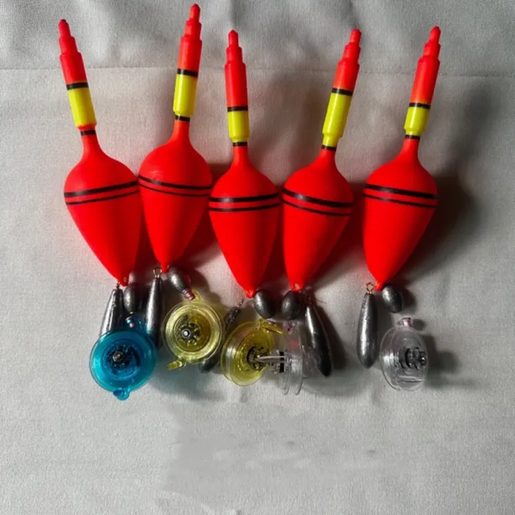 台州野钓打窝钓鱼定位器套装传统钓长杆短线醒目窝点记号浮漂