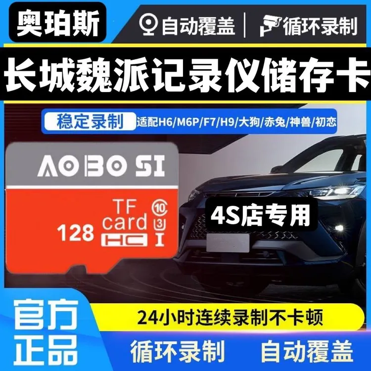 适用于长城汽车魏派WEY VV5 VV6VV7坦克300行车记录仪内存卡高速