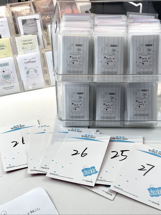 第二期不同款【封口贴-抽抽乐】-抽卡片里的数量（保底22包）