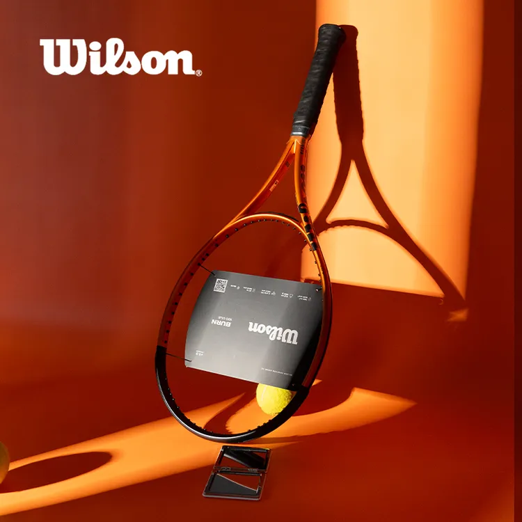Wilson/威尔胜网球拍全碳素Burn新手男女碳纤维专业拍V5官方正品