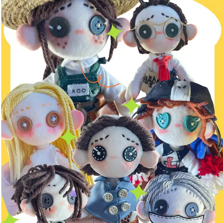 现货纯手工玩偶/鬼妈妈/纽扣眼娃娃--第五求生系列（18cm）直播选娃