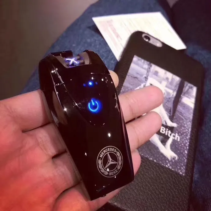 【百万补贴】大G专属奔驰4S同款防风触屏双电弧充电打火机智能