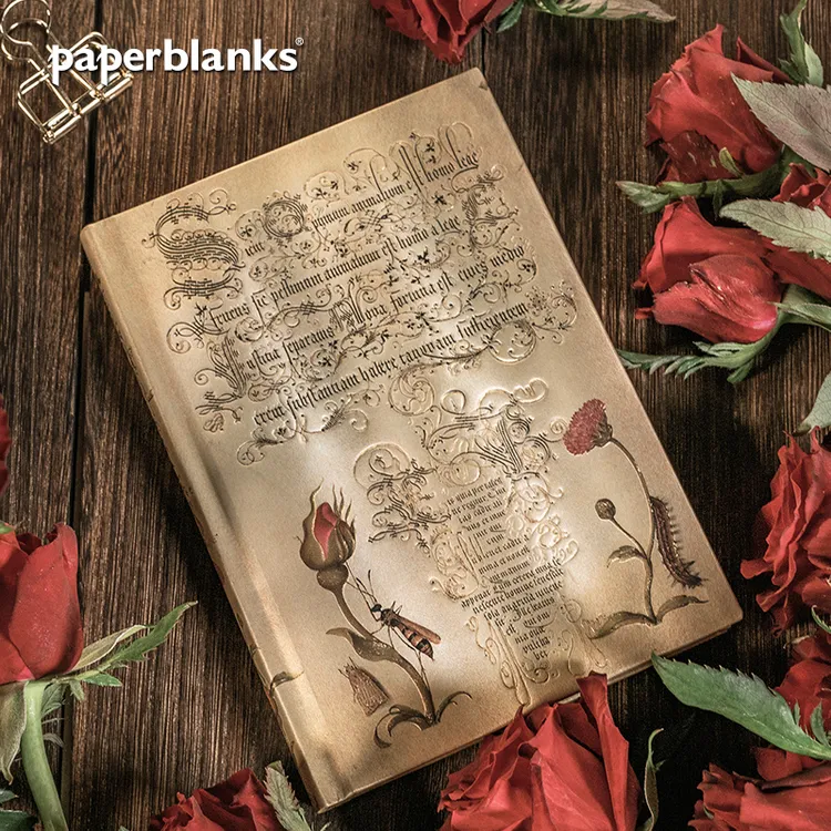 【经典必入】paperblanks米拉植物学佛兰芒玫瑰复古笔记本本子文具