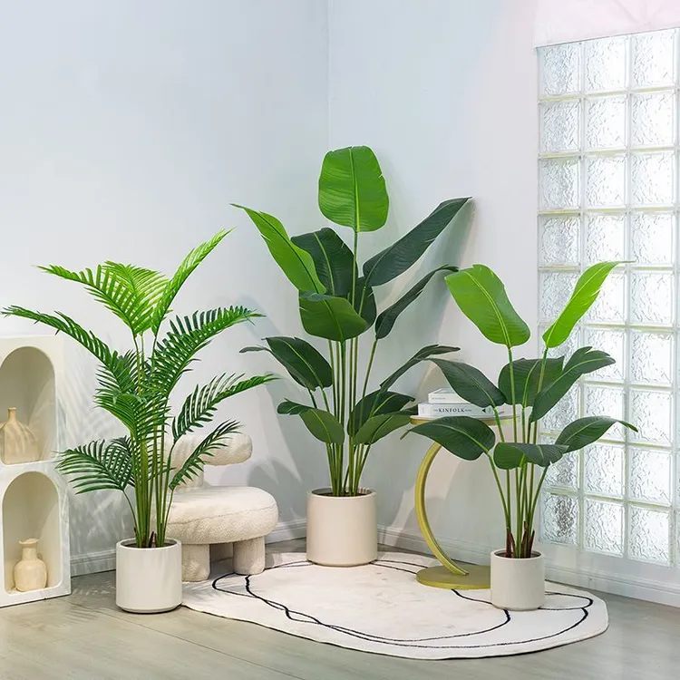 仿真绿植天堂鸟室内大型高端轻奢落地摆件旅人蕉假植物装饰花造景