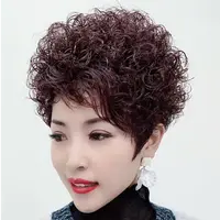 29号发型链接 007经典爆款卷发 全真发手工
