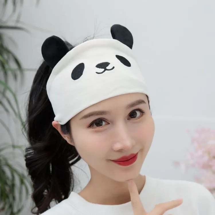 孕妇产后防风护头保暖吸汗棉质头巾月子帽堆堆帽卡通可爱风产妇帽