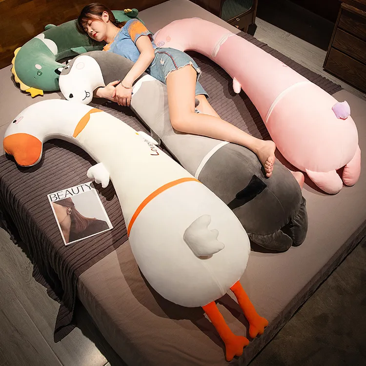 可爱长条抱枕女生睡觉床上夹腿侧睡枕头卧室男生款大靠枕床头靠垫