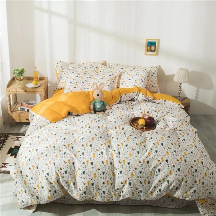 眠屿 13372全棉四件套 森林里的帕丁顿