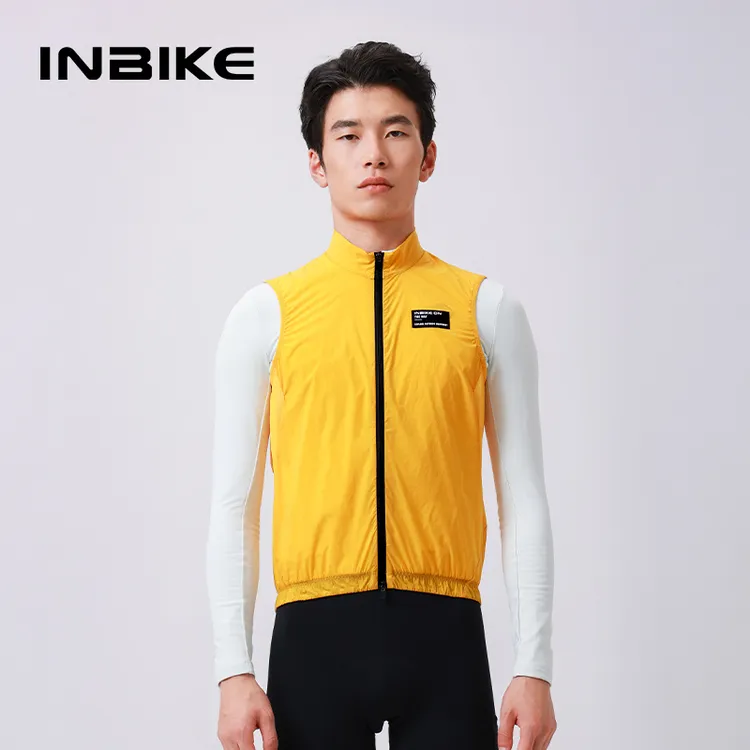 INBIKE 秋冬季男士骑行服 上衣防风马甲潮流休闲通勤单车自行车