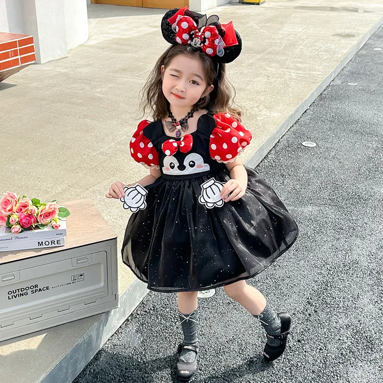 女小童公主裙夏季新款女宝宝可爱洛丽塔洋气连衣裙生日礼服裙