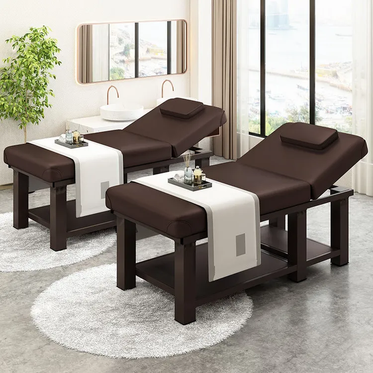 精选美容床美容院专用带胸洞家用推拿床按摩床理疗艾灸美睫折叠便