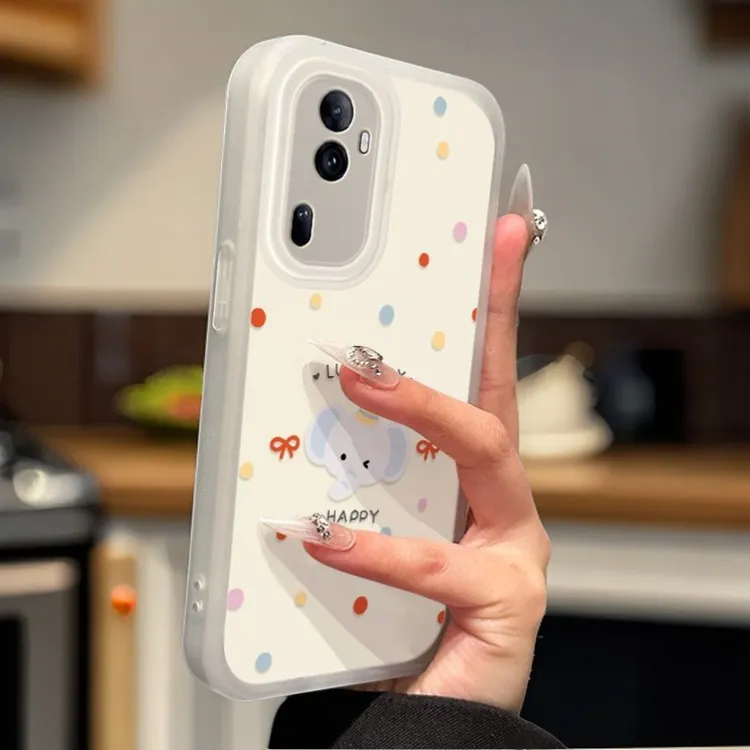 波点小象opporeno11pro手机壳高颜值颜控OPPOreno10保护套9小众8