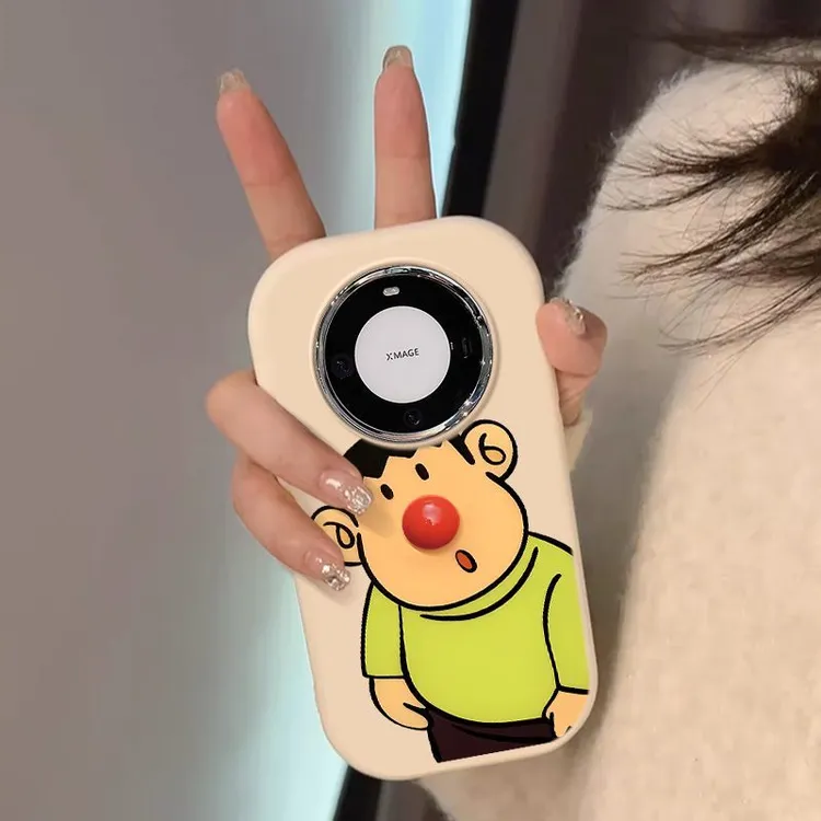 红鼻子胖虎适用于华为mate60pro手机壳全包防摔HUAWEImate50外壳