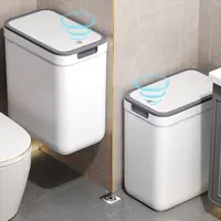 佳帮手垃圾桶厕所卫生间家用厨房壁挂式客厅大容量带盖夹缝垃圾筒