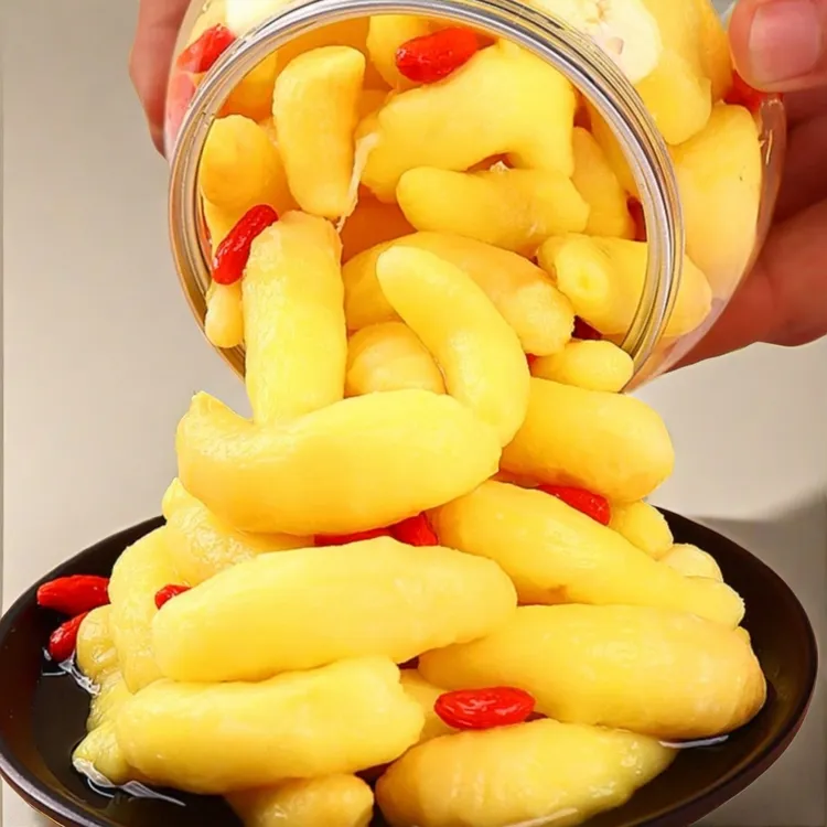 嫩姜芽枸杞嫩姜芽新鲜醋泡嫩姜芽淄博枸杞泡姜芽400克