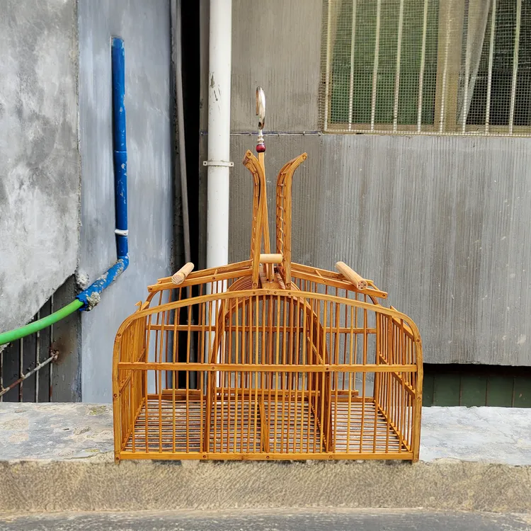 手工制作画眉机关笼