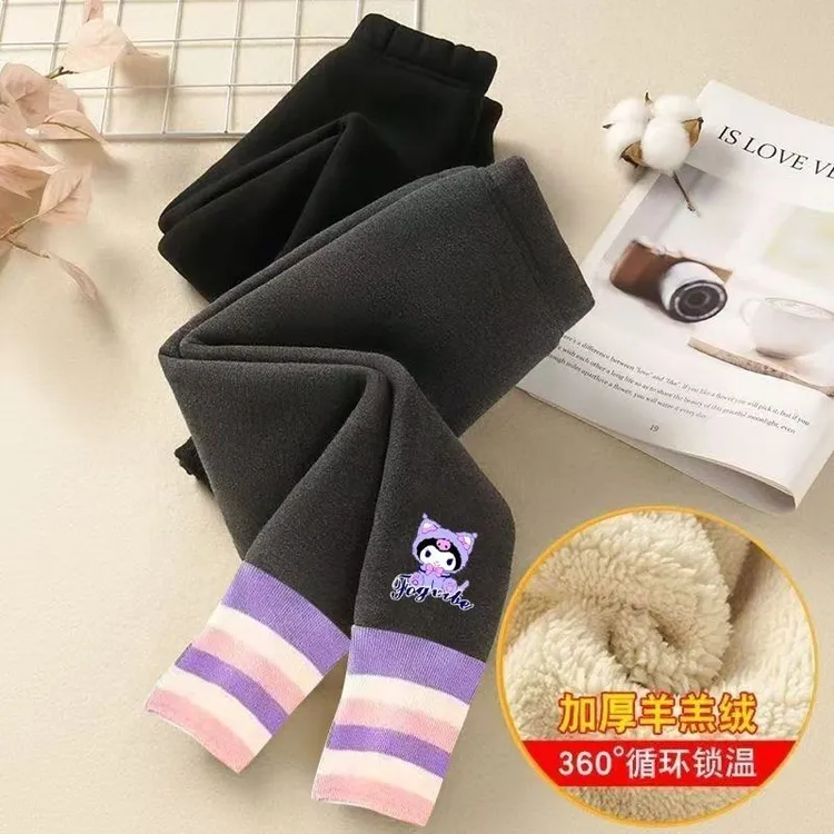 女童打底裤秋冬外穿2025中大童裤子女孩12岁儿童运动打底裤女童裤