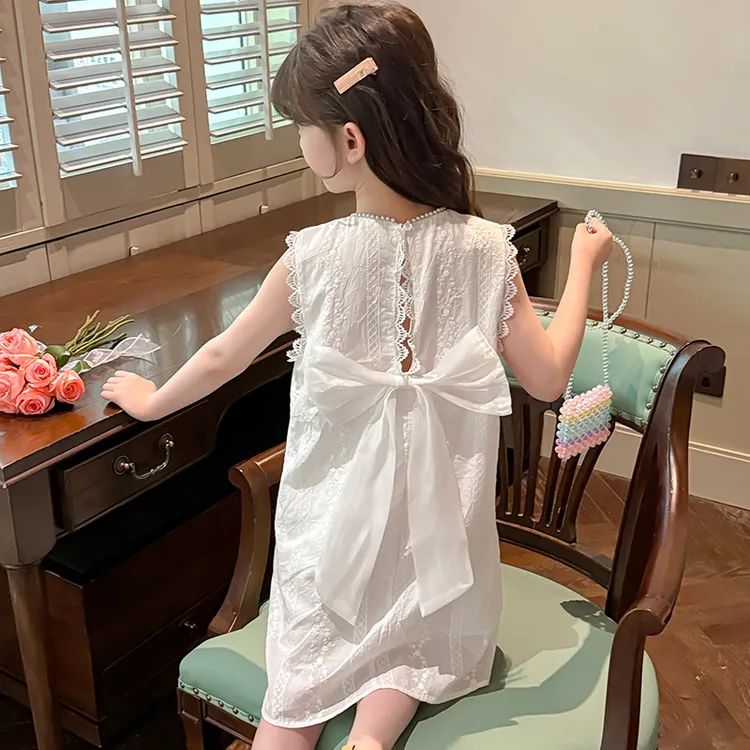 女童连衣裙夏装2025新款洋气儿童背心裙子夏季小女孩无袖公主裙潮
