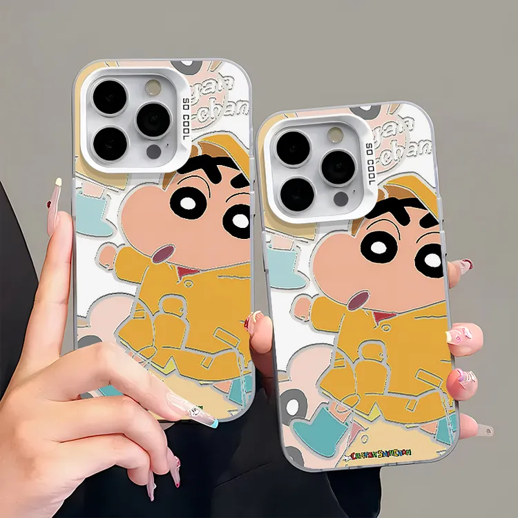卡通蜡笔小新iphone15promax/13苹果14手机壳11/12女vivo华为oppo