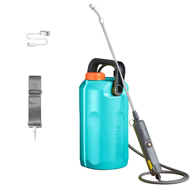 泓霏电动喷雾器6L大容量锂电池喷药施肥喷花洒水浇菜打药充电喷壶商品图