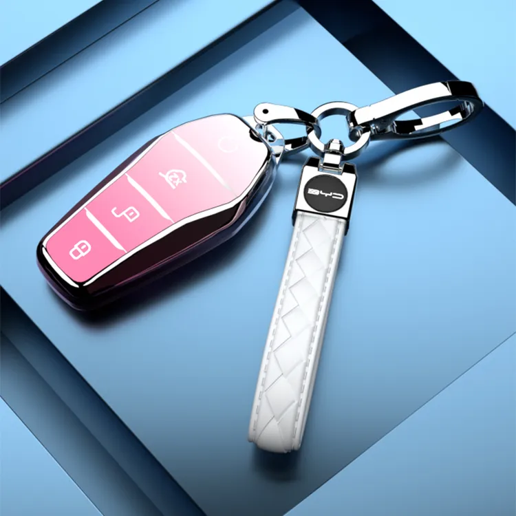 适用2025款比亚迪海鸥钥匙套女士秦plus高级壳秦L车内装饰用品扣