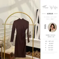 【格调徽章】<中秋国庆大狂欢>秋冬季女紧身打显瘦包臀裙