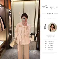 【巴黎冬雪】<中秋国庆大狂欢>小个子立领软糯卷卷毛系带短外套