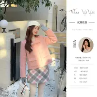 【格林童话套装】<中秋国庆大狂欢>外套女时尚蝴蝶结羽绒服半身裙