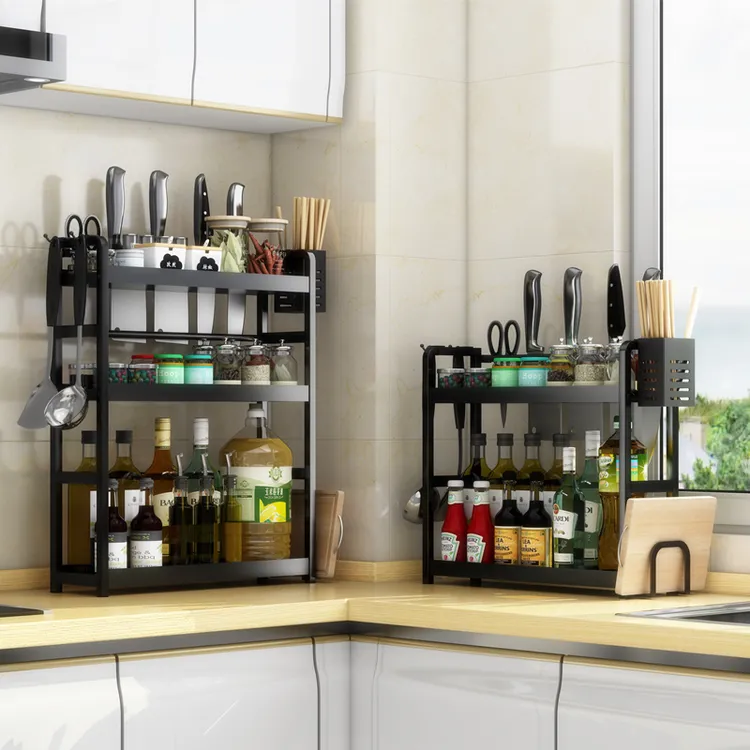 厨房置物架刀架调料架家用调味品置物架筷子储物架调味料厨具收纳
