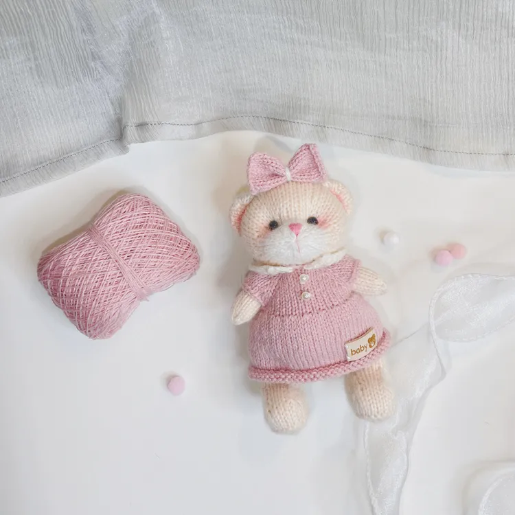 迷你熊材料包（非成品，含视频教程）