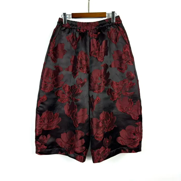 朱总原创设计3623新款时尚提花棉裤