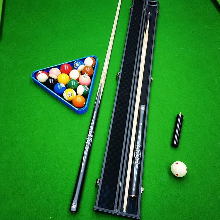 天问台球杆小头杆一体通杆新手入门球杆桌球杆中八分体杆九球杆