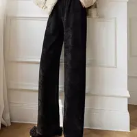 831加厚筷子条黑色长裤831（有腰带 没有腰带随机发）