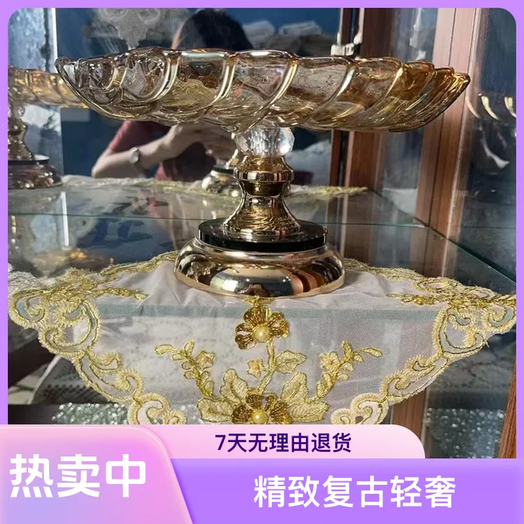 2026精致美观欧式复古轻奢酒柜网纱刺绣桌布桌布防油防水酒柜盖布
