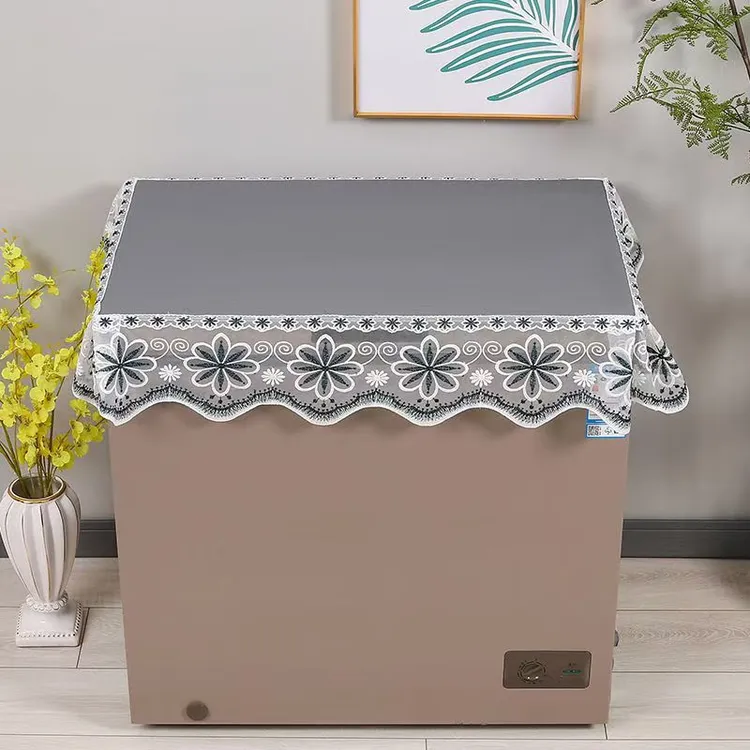 冰柜防尘盖布新款防水防油防尘垫子冰柜翻盖冰箱防尘盖布长方形