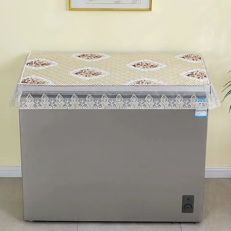 冰柜防尘盖布翻盖式防尘盖布新款长方形顶盖保温加厚冷柜防尘家用