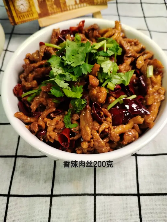 香辣肉丝加热即食快餐外卖商用料理包速食快餐东北菜