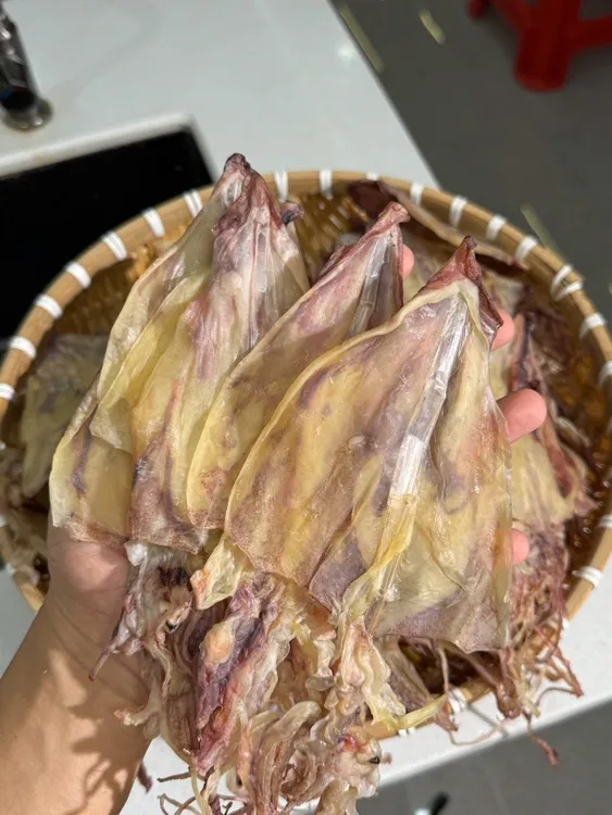 闽南特产鱿鱼干特大开管无沙肉厚锁管
